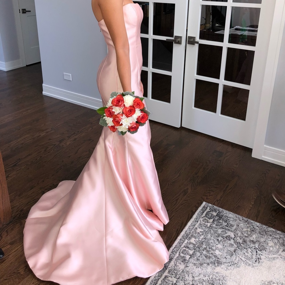 Light Pink Long Prom Dress